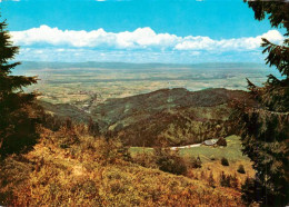 73934583 Muenstertal__Schwarzwald Panorama Mit Almgaststaette Kaelbelescheuer - Autres & Non Classés