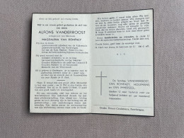 VANDERROOST Alfons °KEERBERGEN 1904 +KEERBERGEN 1959 - VAN ROMPAEY - HOLEMANS - VAN IMMERSEEL - Gep. Adjudant Rijkswacht - Todesanzeige