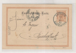 SLOVENIA,Austria 1893 LJUBLJANA LAIBACH Nice Postal Stationery - Eslovenia