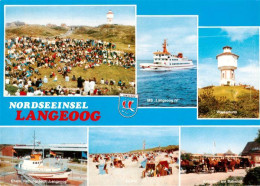 73934538 Langeoog_Nordseebad Panorama MS Langeoog IV Wasserturm Ehem Rettungsboo - Langeoog