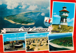 73934535 Langeoog_Nordseebad Fliegeraufnahmen Wasserturm Inselbahn Anlager Bades - Langeoog