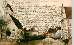 73934395 Immenstaad_Bodensee Ortsmotiv Mit Kirche Pruefstempel - Autres & Non Classés