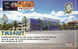 *CPM - QSL RADIO -  IUT - BEZIERS (34) - Radio Amateur