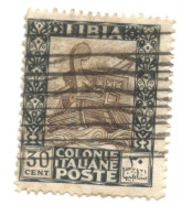 (COLONIE E POSSEDIMENTI) 1921-1931, SERIE PITTORICA - 37 Francobolli Usati, Da Classificare Dentellatura E Filigrana - Libië