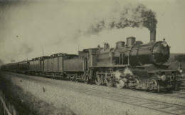 Reproduction - Rapide Paris-Saint-Quentin En 1910 - Rampe De Survilliers - Eisenbahnen