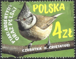 Polonia 2022 Crested Tit (Lophophanes Cristatus) Fu - Gebruikt