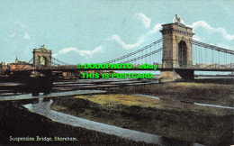 R480640 Suspension Bridge. Shoreham. Fine Art Post Cards. Shureys Publications - Monde