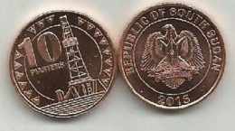 South Sudan 10 Piasters 2015. High Grade - Südsudan