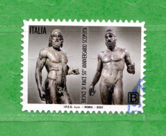 Italia ° -  2023 -  BRONZI Di RIACE. Usato. - 2021-...: Used