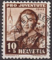 1942 Schweiz Pro Juventute ° Mi:CH 413 Yt:CH 381, Zum:CH J102,  Appenzellerin, Trachtenfrau - Used Stamps