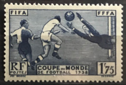 COUPE Du MONDE De FOOTBALL 1938 YT N°396 NEUF* - Neufs