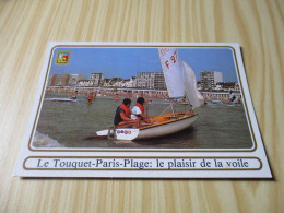 Le Touquet-Paris-Plage (62).La Plage - Le Plaisir De La Voile - Carte Animée. - Le Touquet