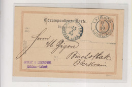 SLOVENIA,Austria 1895 LJUBLJANA LAIBACH Nice Postal Stationery - Eslovenia