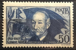 CLEMENT ADER YT N°398 50F Outremer NEUF* - Unused Stamps