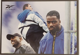 Carte Postale (Tower Records) Reebok (mode - Vêtements) Adam Vinatieri, Sam Gash, Curtis Martin (Football Américain) - Advertising