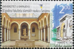 Bosnien-Herzegowina 488 (kompl.Ausg.) Postfrisch 2007 Islamwissenschaftliche Fakultät - Bosnia And Herzegovina