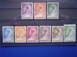 Nederland Curaçao 9 Postzegels 1936 - Curacao, Netherlands Antilles, Aruba