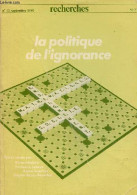 Recherches N°41 Septembre 1980 - La Politique De L'ignorance - Mathématiques - Enseignement - Société. - Collectif - 198 - Andere Tijdschriften