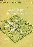 Recherches N°41 Septembre 1980 - La Politique De L'ignorance - Mathématiques - Enseignement - Société. - Collectif - 198 - Autre Magazines