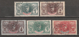 Mauritanie N° 1, 2, 3, 4, 5 - Used Stamps