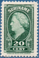 Suriname, 1945 ƒ 0.20  Queen Wilhelmina MNH - Surinam ... - 1975