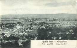 ROMANIA 1927 APOLDUL-MARE (SIBIU COUNTY) - GENERAL VIEW, CHURCH, HOUSES, ARCHITECTURE - Romania