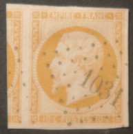 X1101 - FRANCE - NAPOLEON III N°13A - PC 1031 : CREST (Drome) INDICE 3 - Grand Voisin à Gauche - 1853-1860 Napoléon III