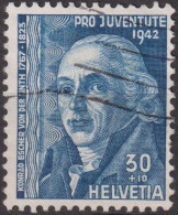 1942 Schweiz Pro Juventute ° Mi:CH 415 Yt:CH 383, Zum:CH J104, K. Escher Von Der Linth - Used Stamps