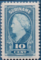 Suriname, 1945 ƒ 0.10  Queen Wilhelmina MNH - Suriname ... - 1975