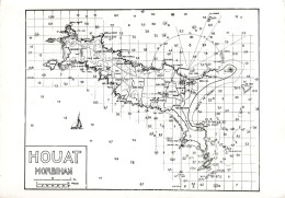 HOUAT - CARTE DE L ILE - Other & Unclassified