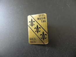 Old Badge Schweiz Suisse Svizzera Switzerland - Seeländischer Musik Tag Gals 1975 - Zonder Classificatie