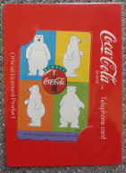 110-016 Coca Cola Official Licensed Limited Issues,JA008  Coca Cola Bear,mint In Folder - Japan