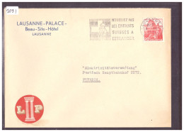LAUSANNE PALACE HOTEL - Covers & Documents