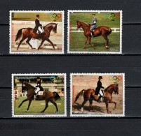 Paraguay 1988 Olympic Games Seoul, Equestrian 4 Stamps MNH - Zomer 1988: Seoel