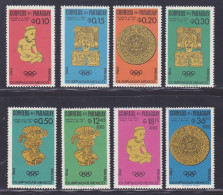 PARAGUAY N°  837 à 841, A430 à 432 ** MNH Neufs Sans Charnière, TB (D2326) Jeux Olympiques De Mexico - 1966 - Paraguay