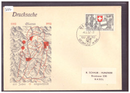 GLARUS - 600 JAHRE EIDGENOSSISCH 1952 - Postmark Collection