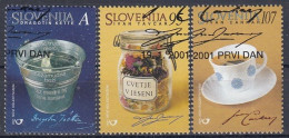 SLOVENIA 334-336,used,hinged - Levensmiddelen