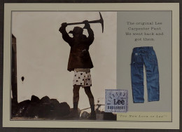 Carte Postale (Tower Records) Riveted Lee Dungarees (jeans - Mode - Vêtements) The Original Lee Carpenter Plant. - Moda