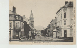 CPA SAINT-DIE (88) RUE GAMBETTA - CAFE TERMINUS - ANIMEE - Saint Die