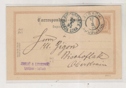 SLOVENIA,Austria 1895 LJUBLJANA LAIBACH Nice Postal Stationery - Eslovenia