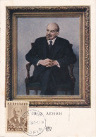 Carte Maximum Bulgarie 1949 Lénine Lenin - FDC