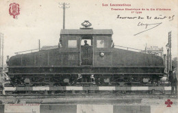 Les Locomotives Francaises (Orléans) - Tracteur Electrique 1er Type - Fleury CPA #  Serie Rouge - Eisenbahnen