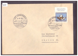 LES VERRIERES - CENTENAIRE DU TRAIN FRANCO-SUISSE 1960 - Postmark Collection