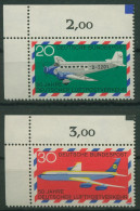 Bund 1969 50 Jahre Dt. Luftpostverkehr 576/77 Ecke 1 Ob. Links Postfrisch (E825) - Unused Stamps