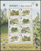 Jersey 2004 WWF Bedrohte Tiere Auf Jersey ZD-Bogen Postfrisch 1143/46 (C90827) - Jersey