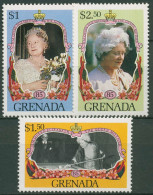 Grenada 1985 85. Geburtstag Von Königinmutter Elisabeth 1391/93 Postfrisch - Grenada (1974-...)