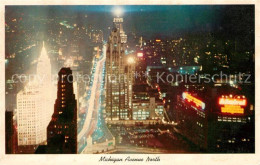 73130793 Chicago_Illinois Michigan Avenue North From River At Night - Other & Unclassified