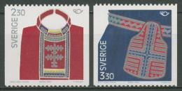 Schweden 1989 NORDEN Volkstrachten Lappland-Tracht 1537/38 Postfrisch - Nuevos