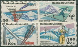 Tschechoslowakei 1970 Wintersport Ski-WM Hohe Tatra 1916/19 Postfrisch - Nuevos
