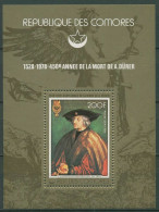 Komoren 1978 Kaiser Maximilian Gemälde Von Dürer Block 137 A Postfrisch (C29787) - Comoros